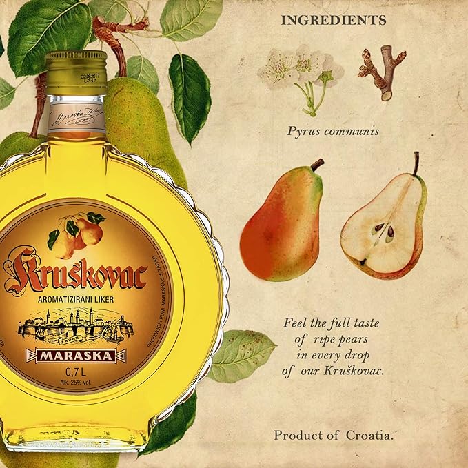 Maraska Kruskovac Pear Liqueur 70cl 25%