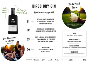 BIRDS Dry Gin